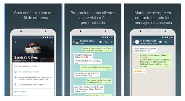 Funciones WhatsApp business