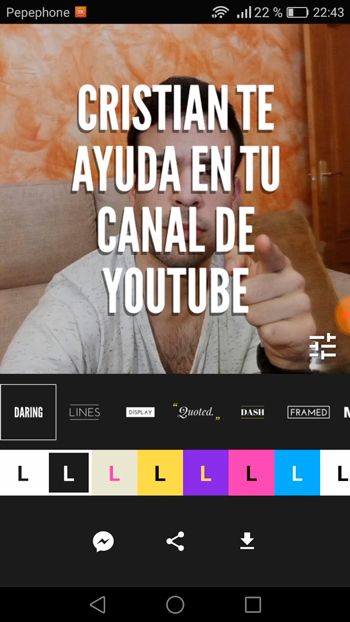 Leyenda aplicación